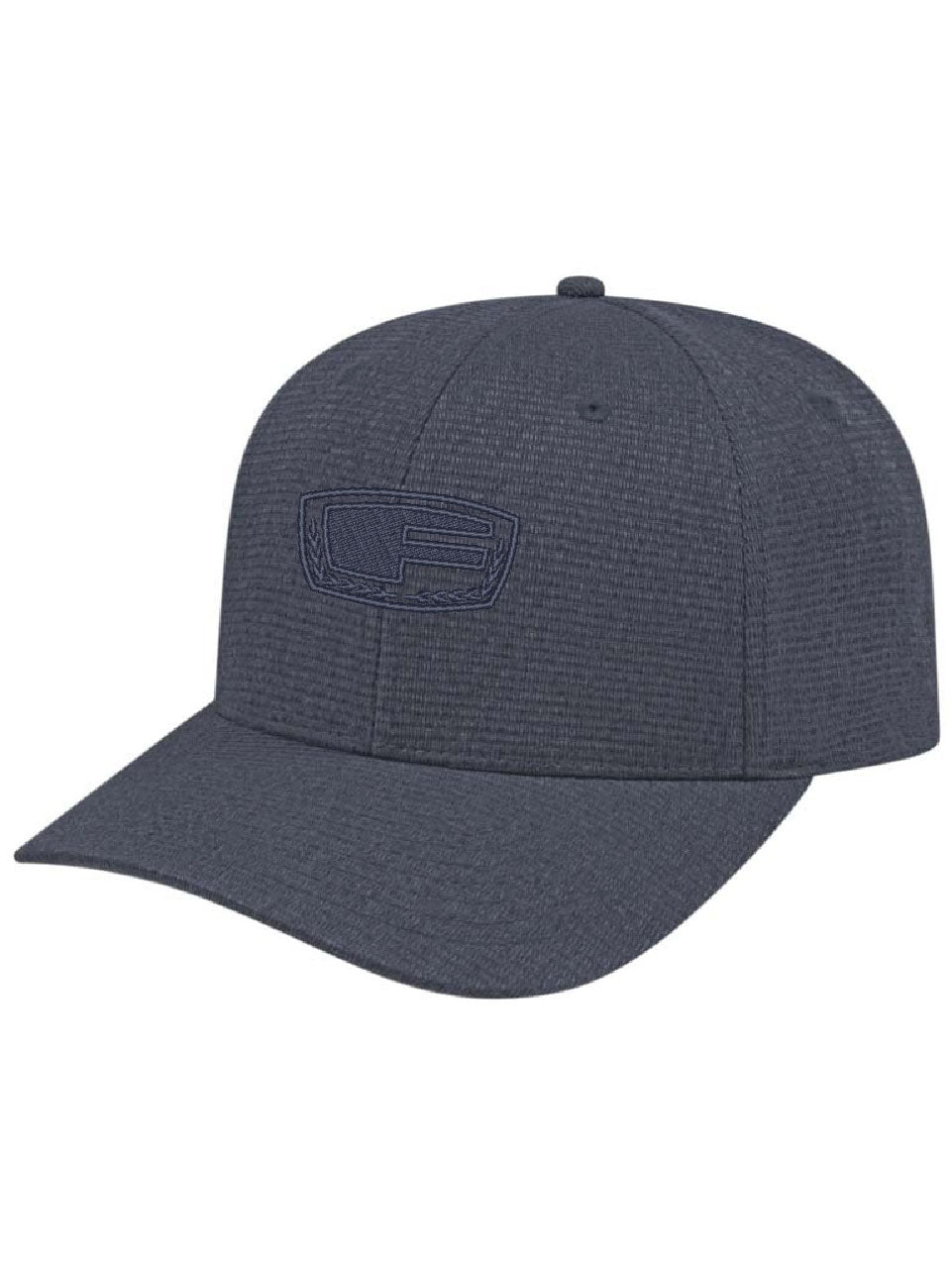 Ribbed Tri-Blend Snap Back Cap - Heather Navy