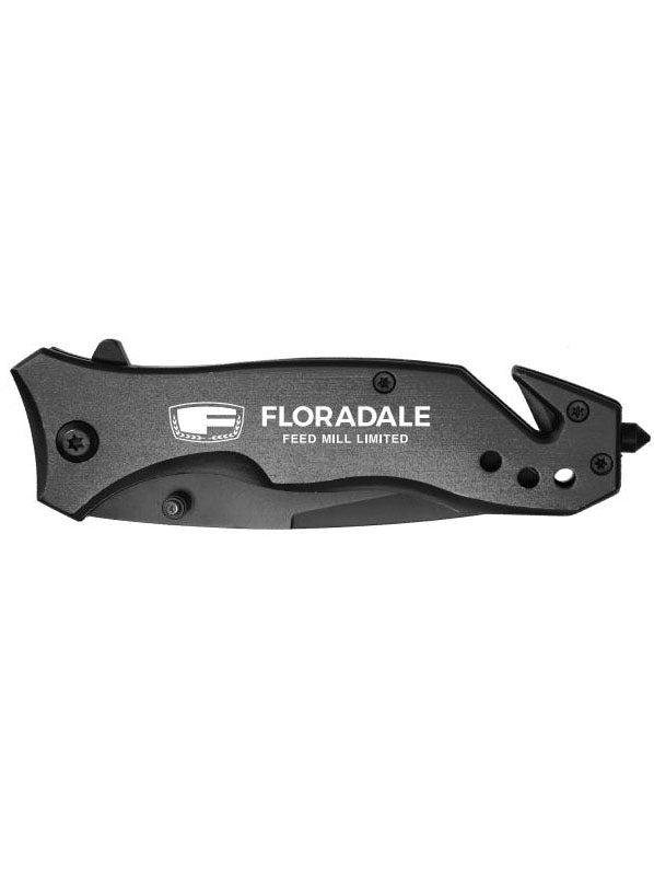 Rescue / Auto / Emergency / Knife Multitool - Black