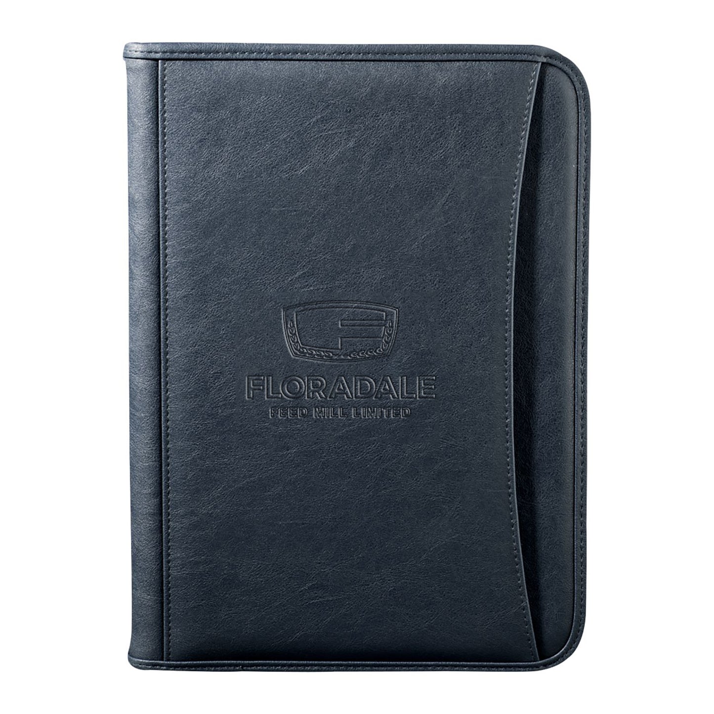 Executive DuraHyde Zippered Padfolio - Blue