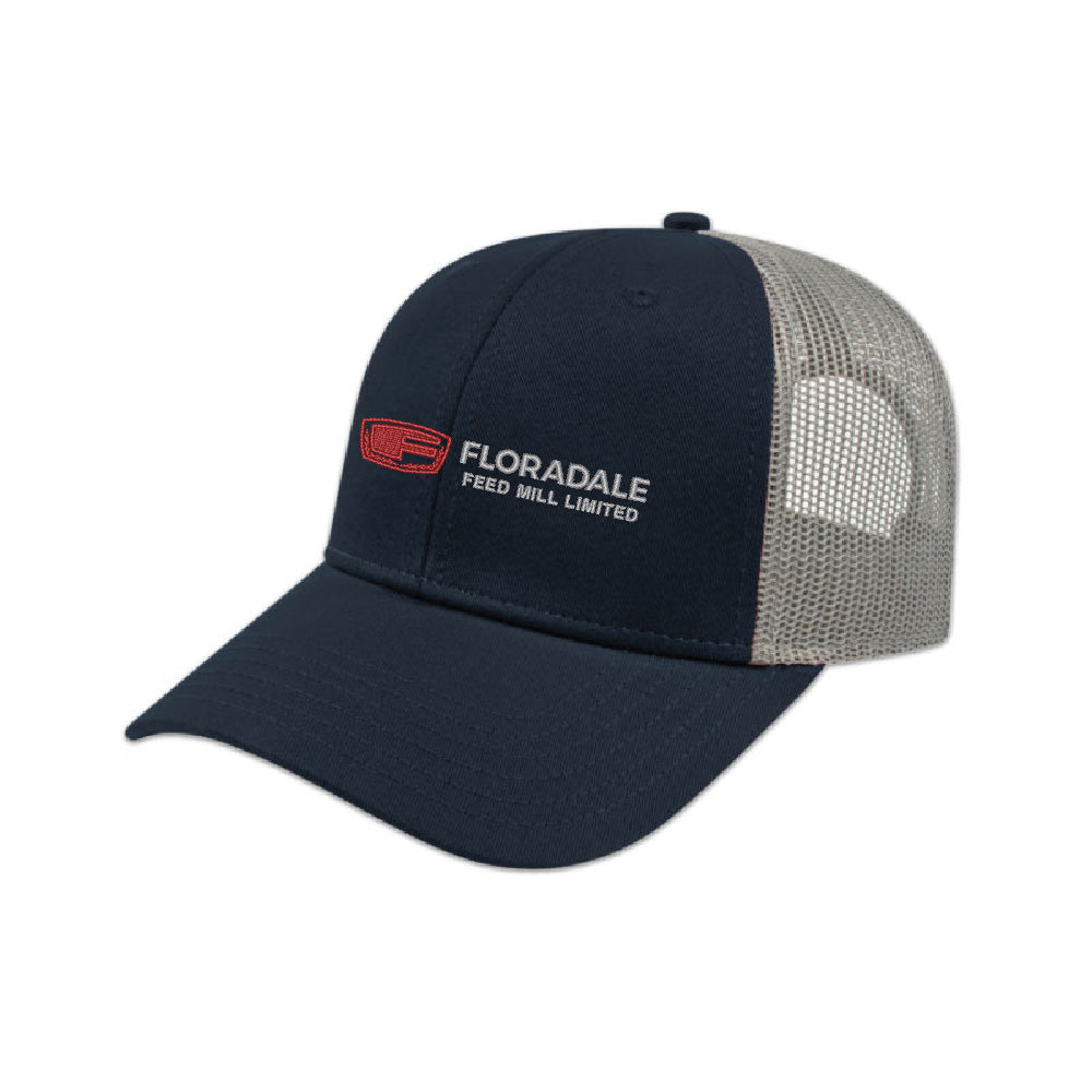 Adult Trucker Hat - Navy/Grey